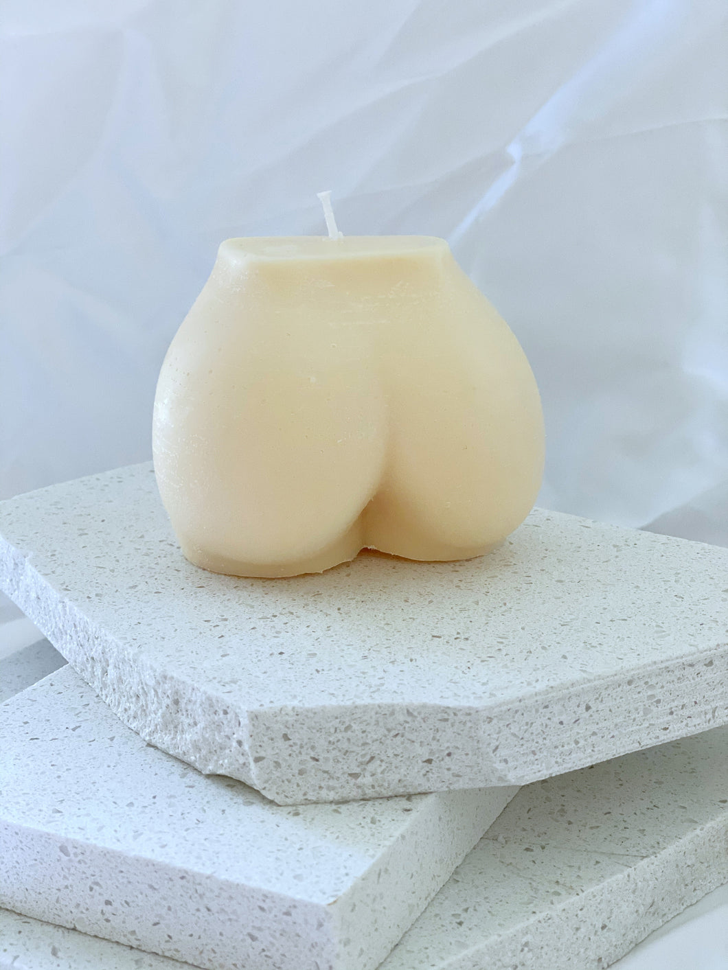 Bottom shaped candle - lower torso candle - bum shaped candle